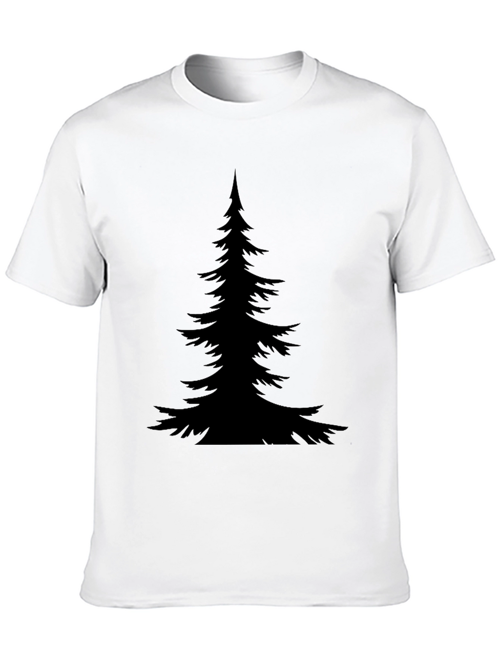 Black Tree Graphic Tee - Mens Casual Shirt