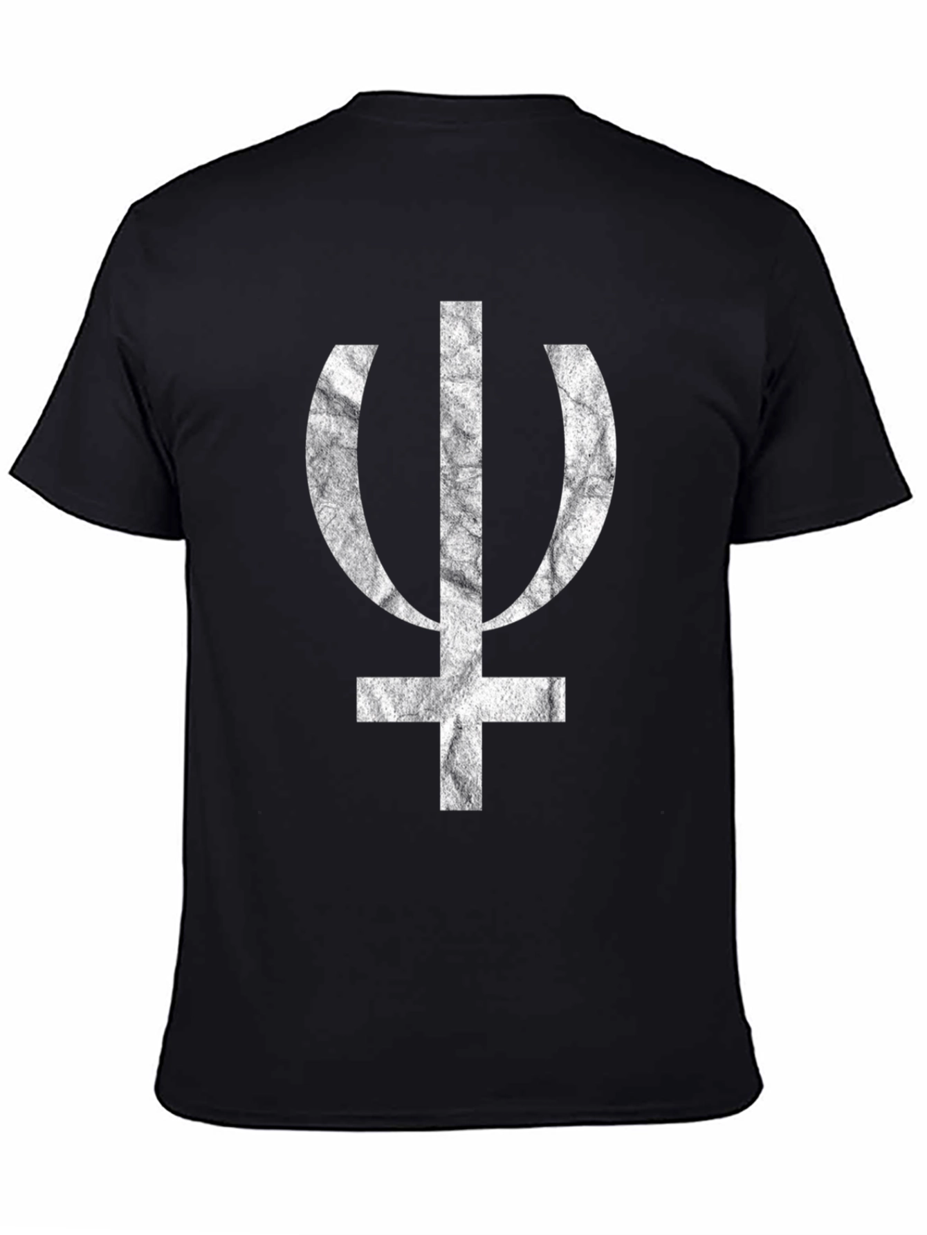 Symbol Tee - Black Graphic Print T-Shirt