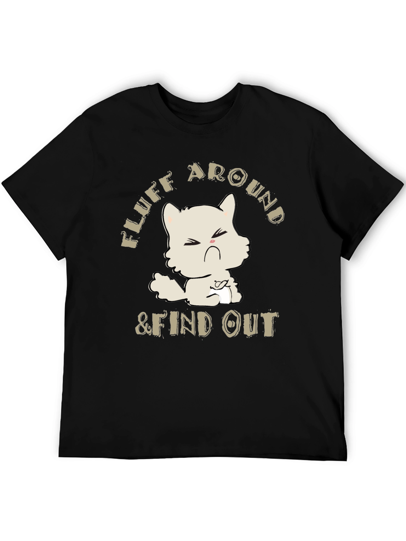 Fluff Around & Find Out Cat Graphic Tee