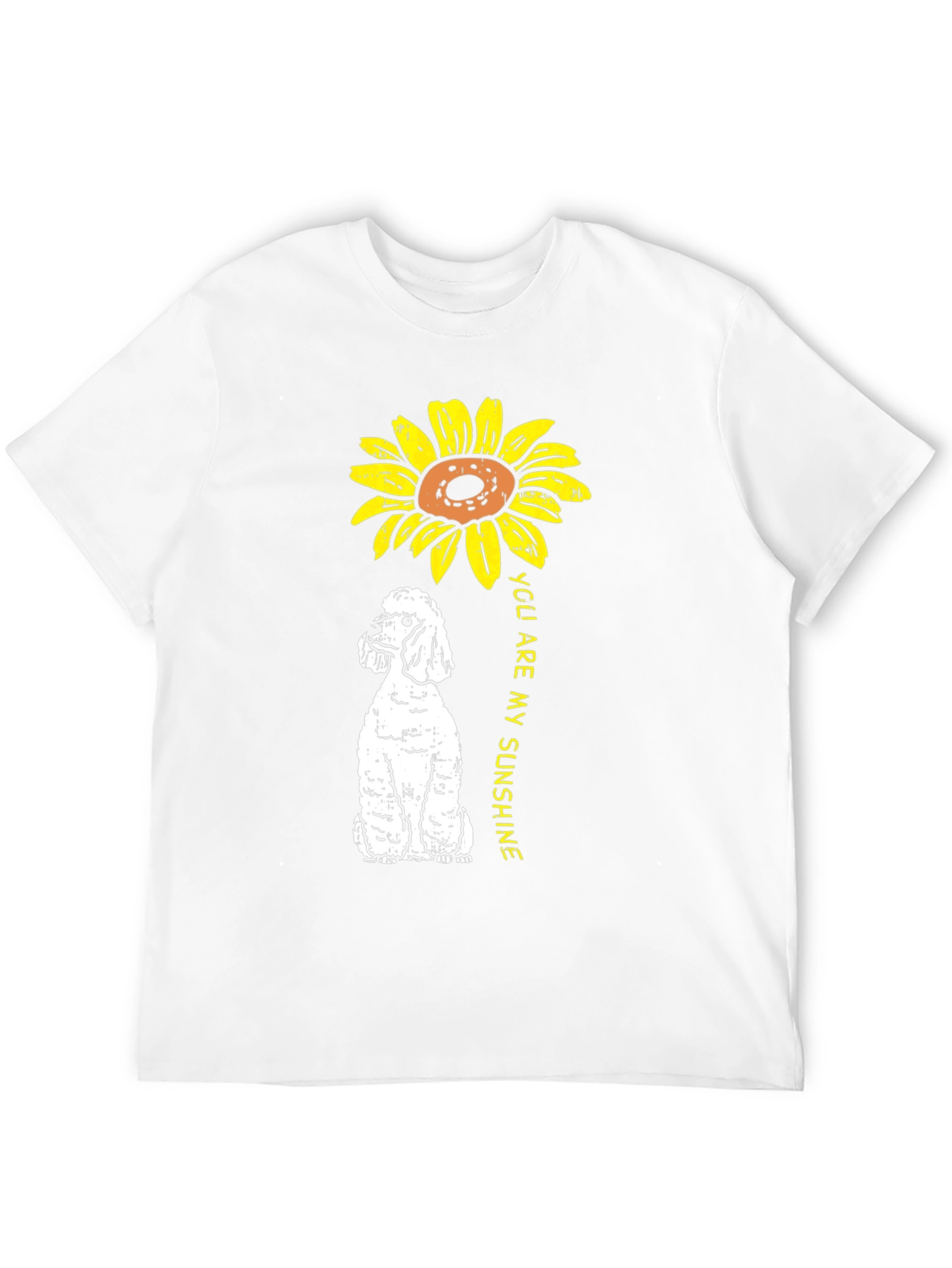 Sunflower Poodle T-Shirt - You Are My Sunshine