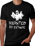 Haunted By Fatigue T-Shirt - Funny Ghost Tee