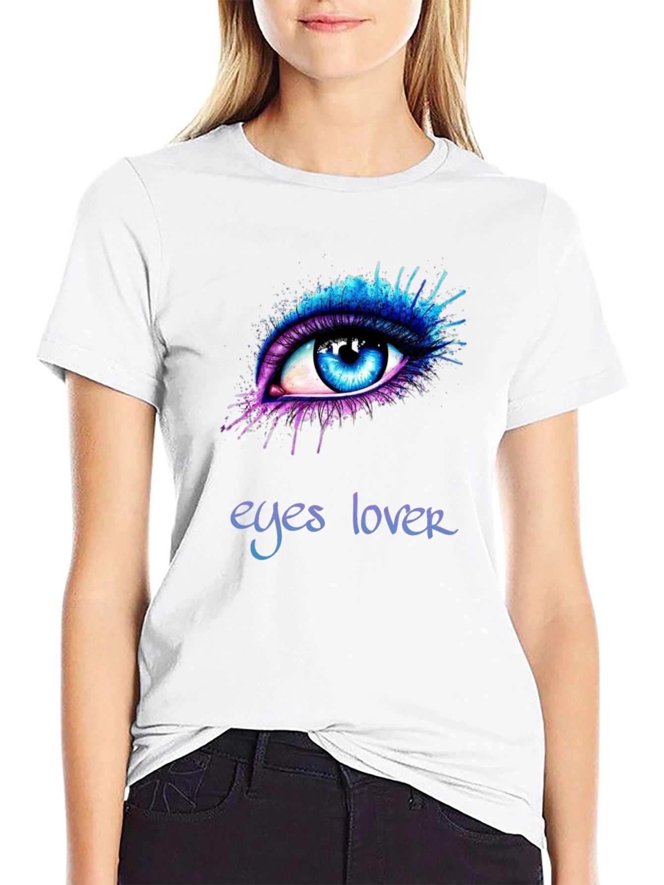 Eyes Lover Graphic Tee - Stylish Unisex T-Shirt