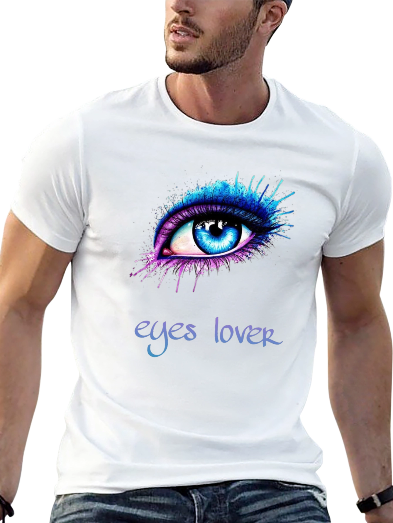 Eyes Lover Graphic Tee - Stylish Unisex T-Shirt