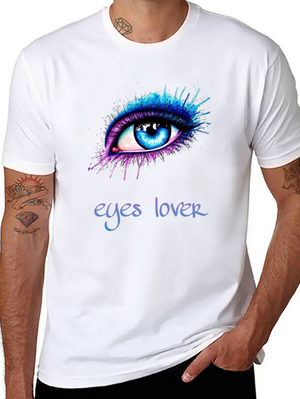 Eyes Lover Graphic Tee - Stylish Unisex T-Shirt