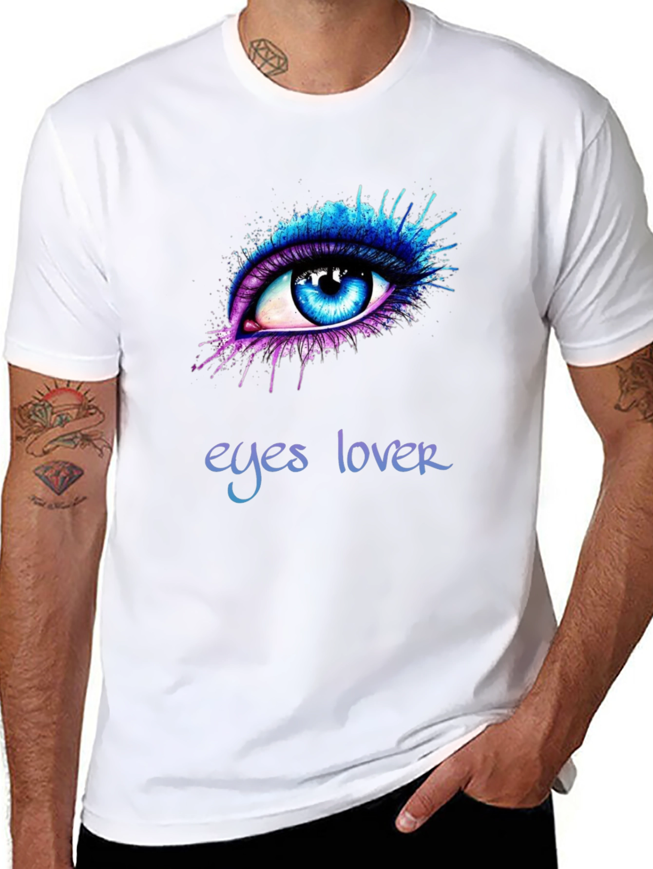 Eyes Lover Graphic Tee - Stylish Unisex T-Shirt