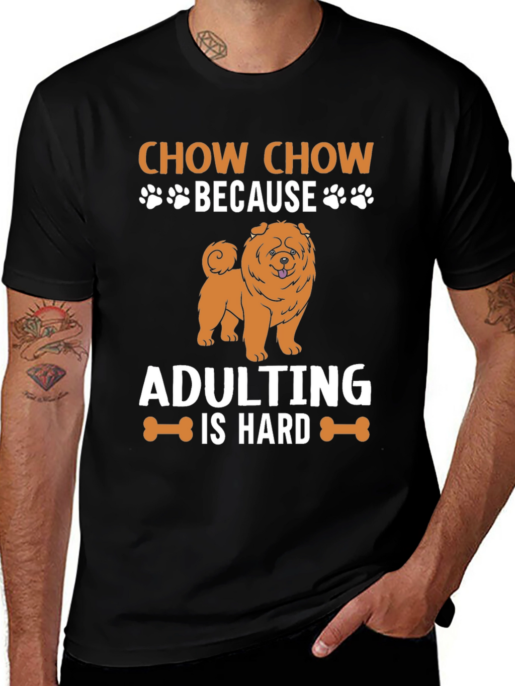 Chow Chow Adulting is Hard T-Shirt