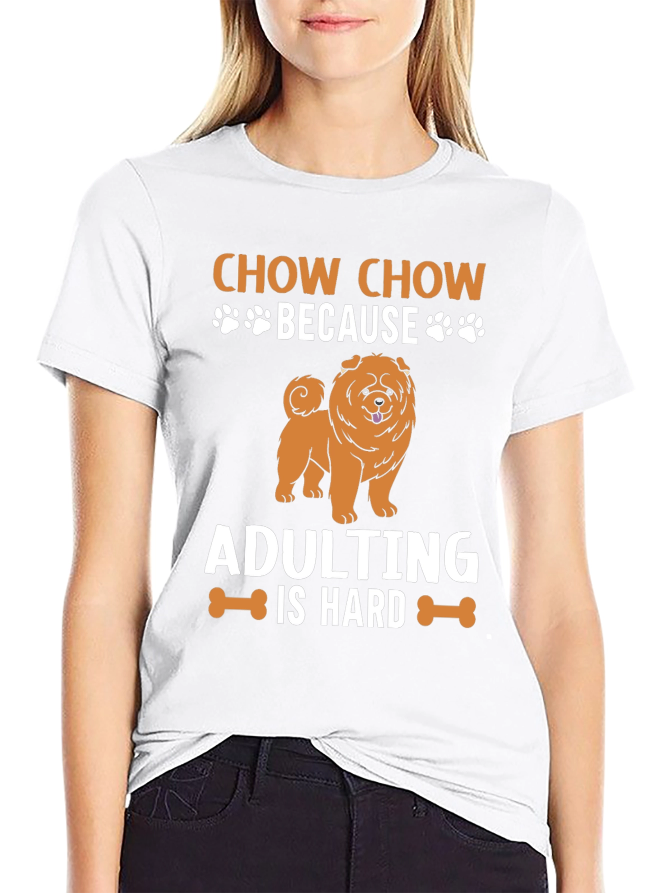 Chow Chow Adulting is Hard T-Shirt