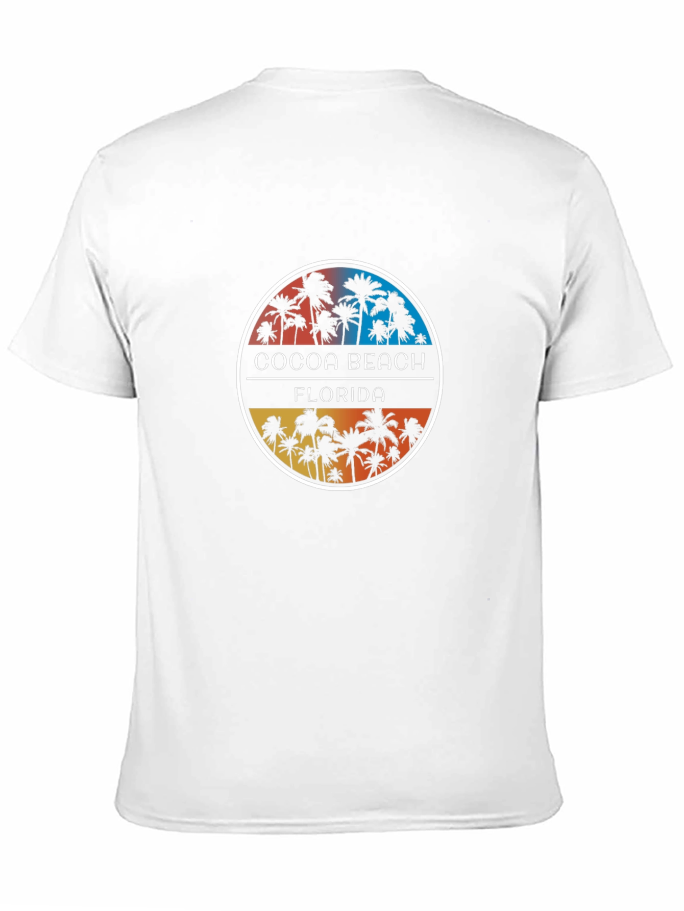 Cocoa Beach Florida Palm Tree Graphic T-Shirt
