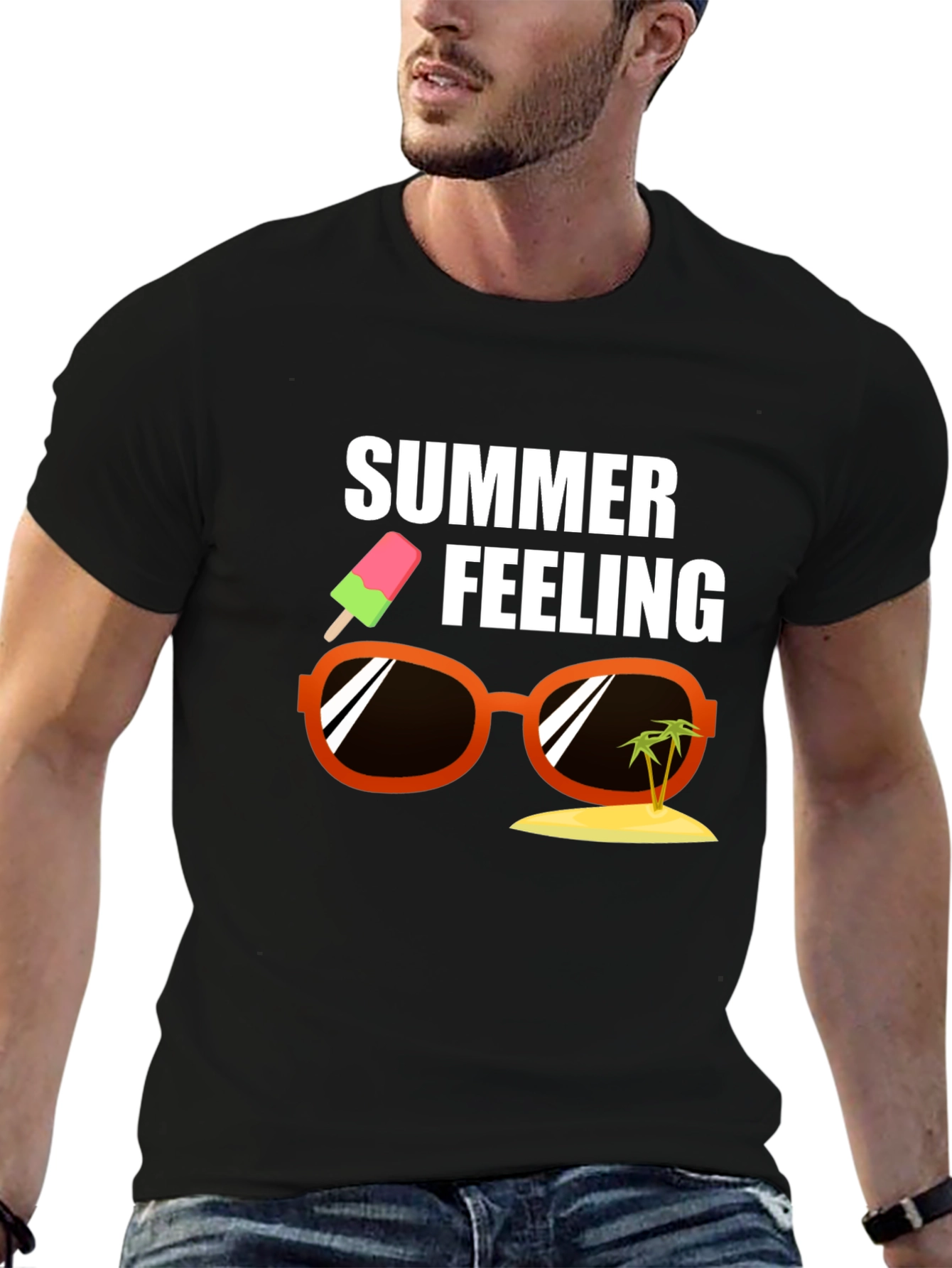 Summer Feeling T-Shirt - Fun Vacation Vibes!
