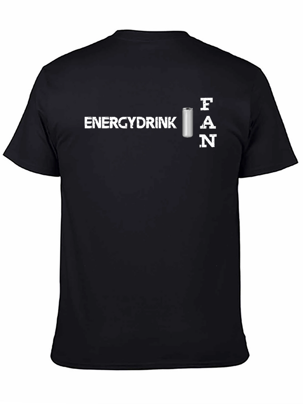 Energy Drink Fan T-Shirt - Black Crew Neck Tee