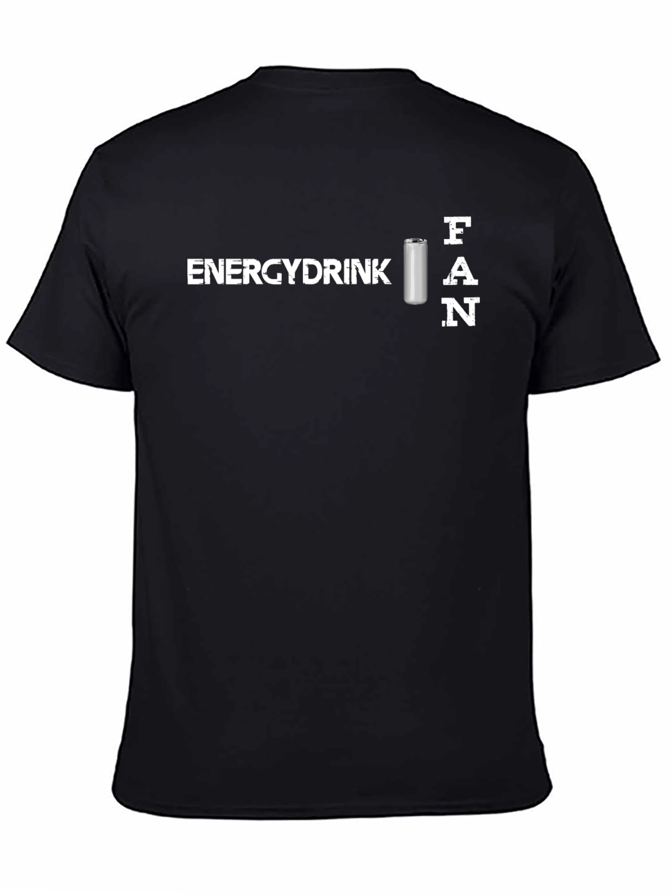 Energy Drink Fan T-Shirt - Black Crew Neck Tee