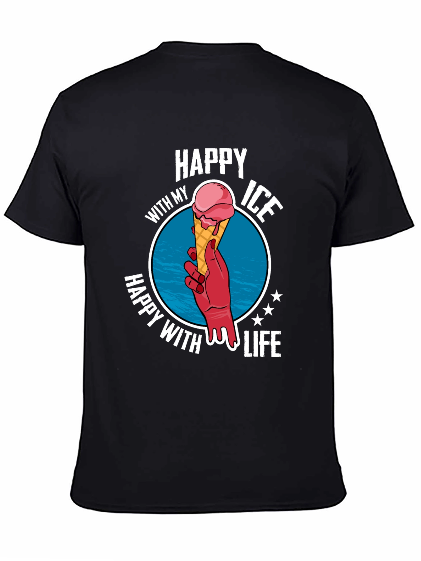 Happy With My Ice Cream Life T-Shirt