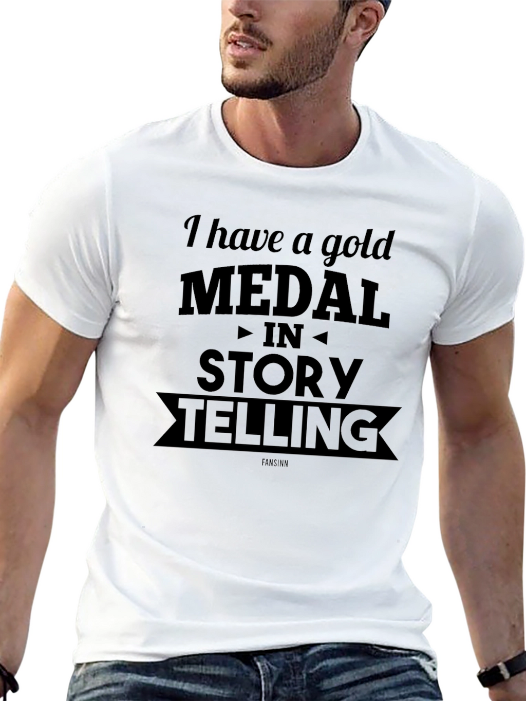 I Have A Gold Medal Storytelling Graphic Tee