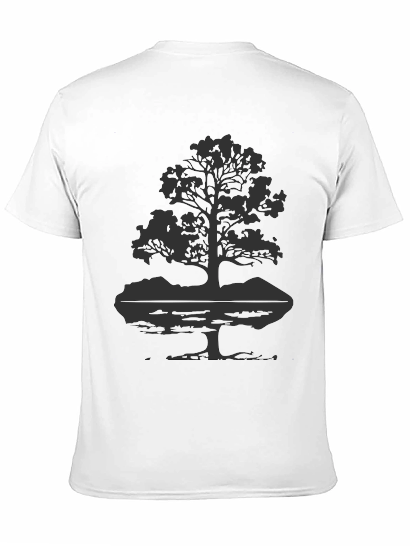 Nature Tree Graphic Tee - Black
