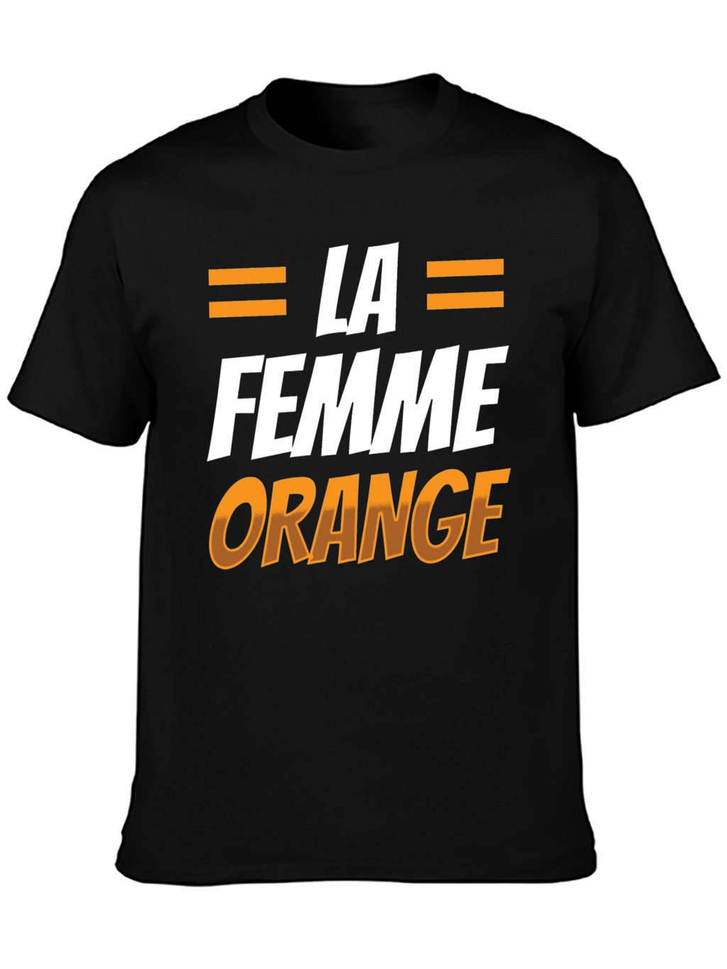 La Femme Orange Graphic Tee