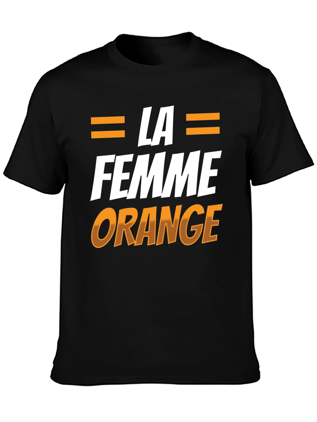 La Femme Orange Graphic Tee