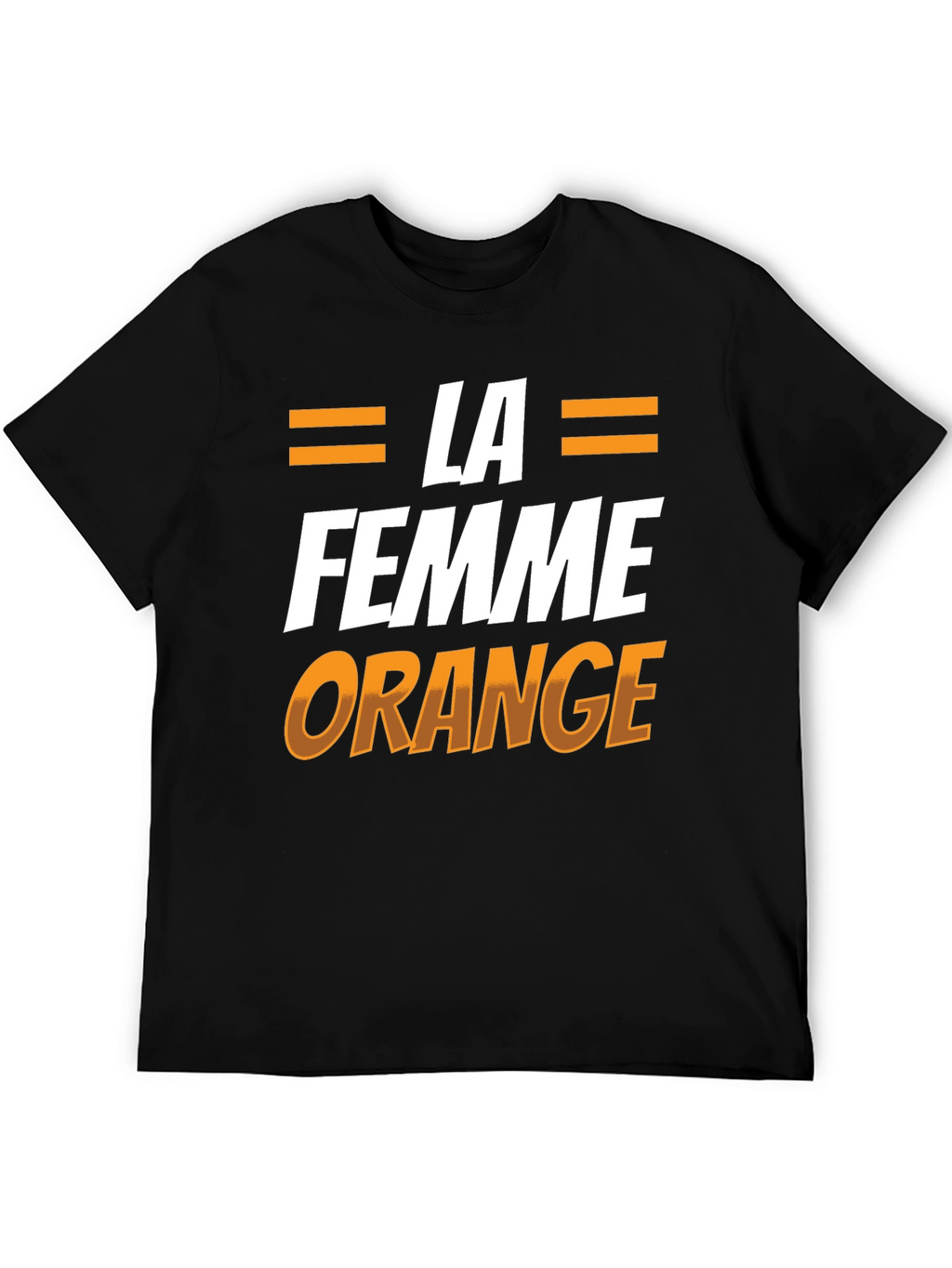 La Femme Orange Graphic Tee