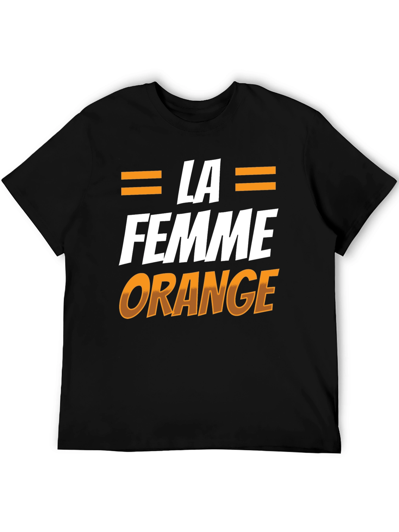 La Femme Orange Graphic Tee