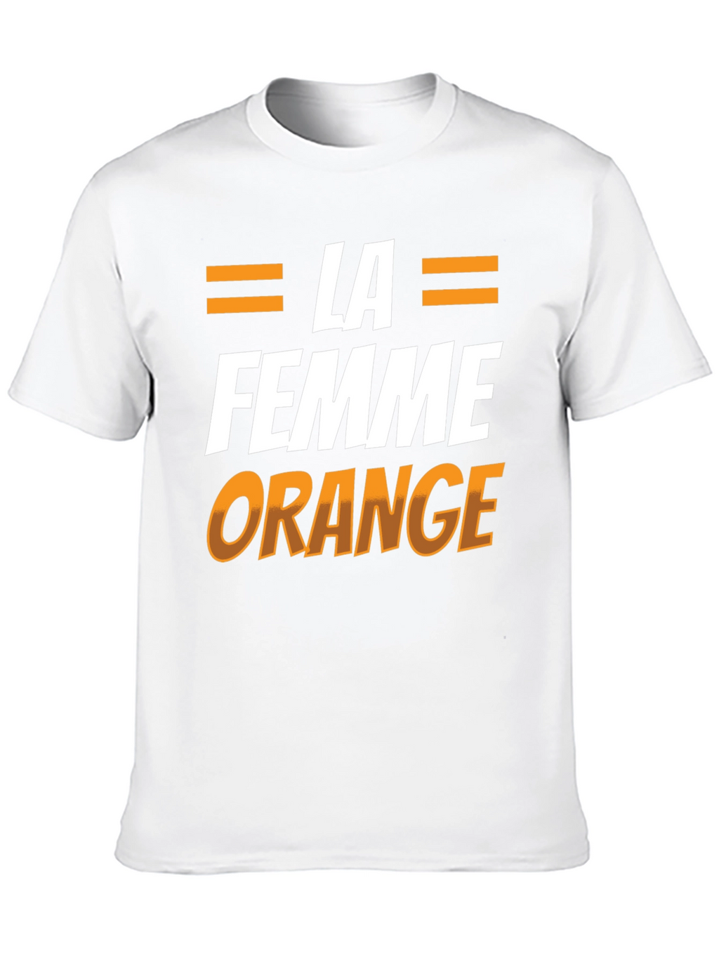 La Femme Orange Graphic Tee