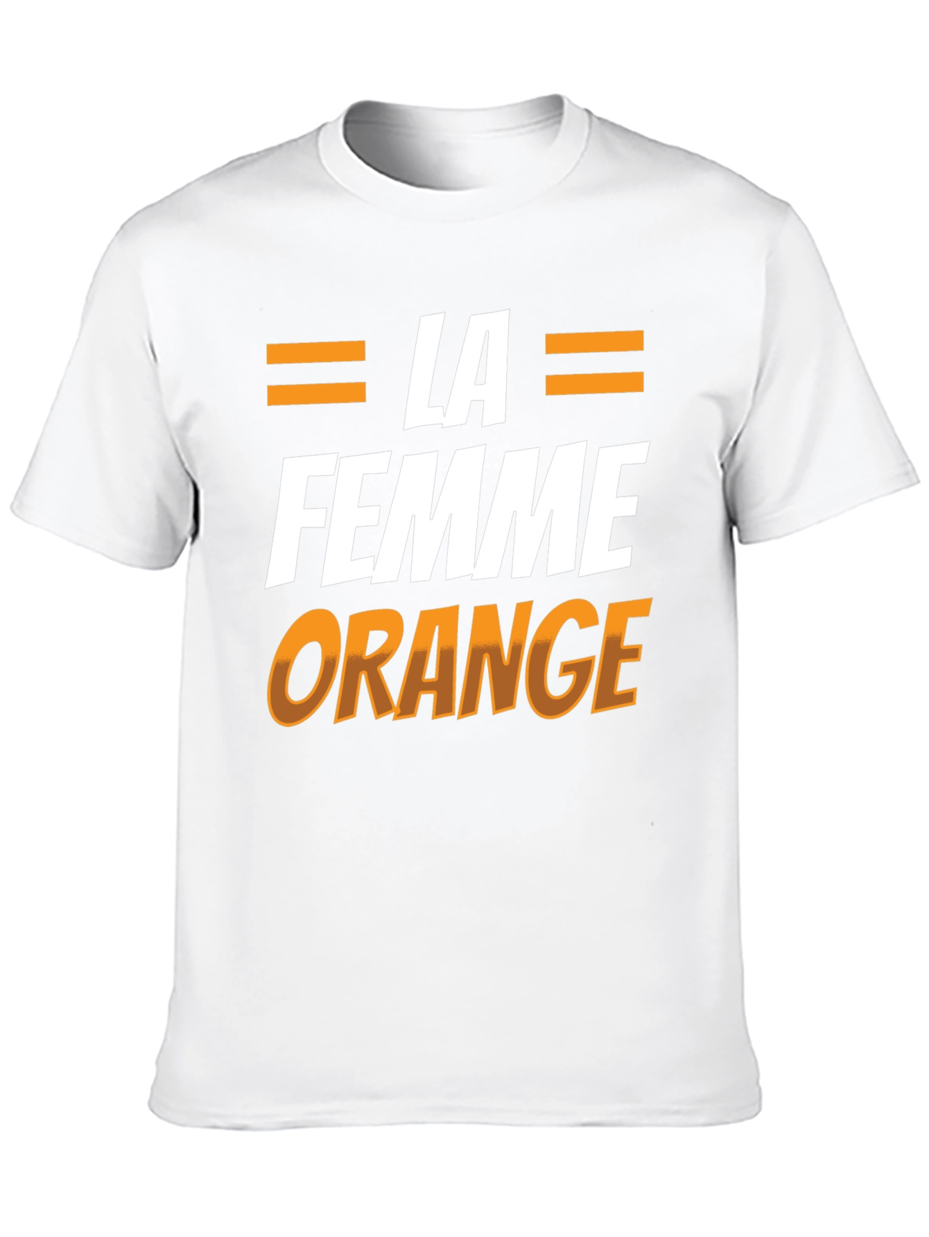 La Femme Orange Graphic Tee