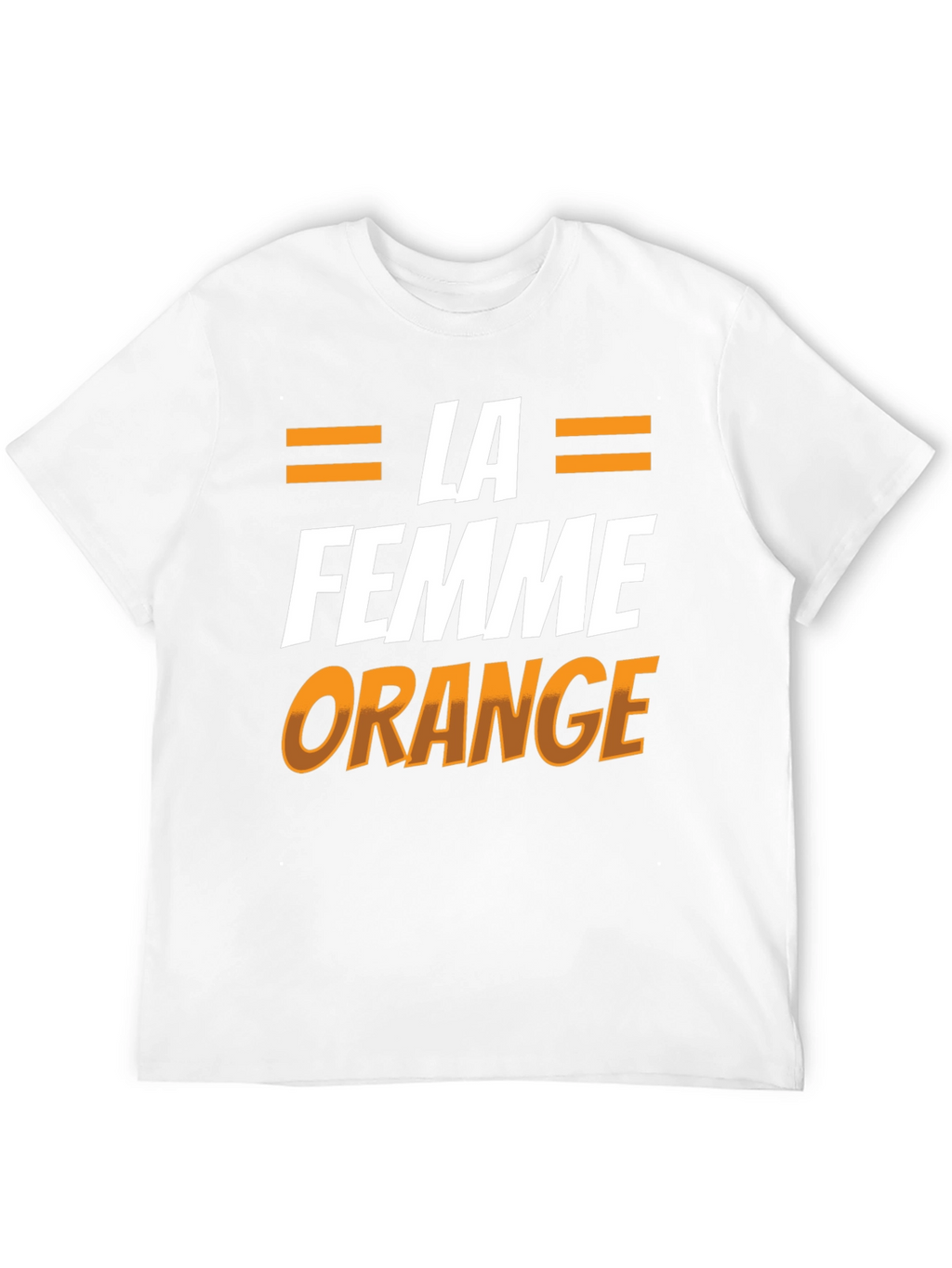 La Femme Orange Graphic Tee