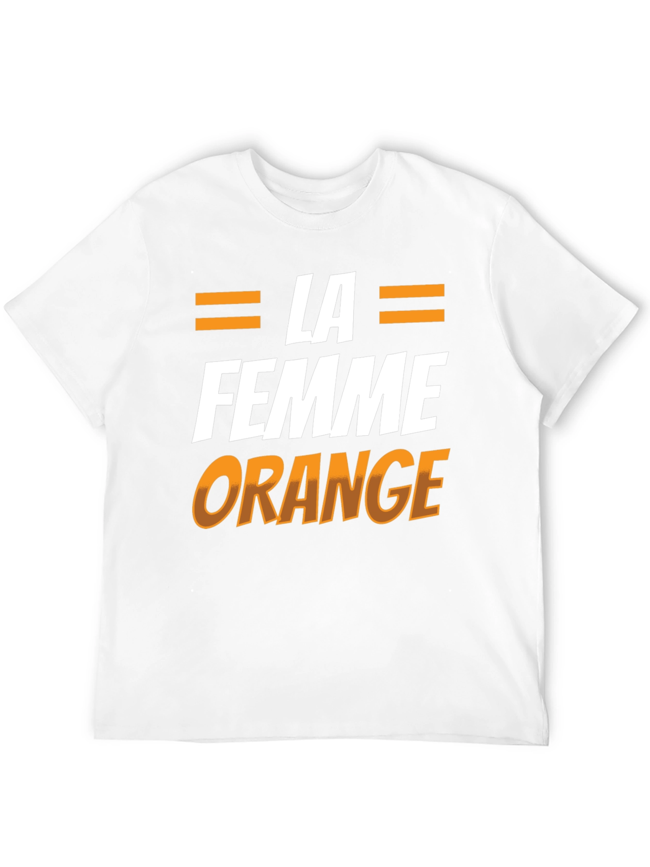 La Femme Orange Graphic Tee