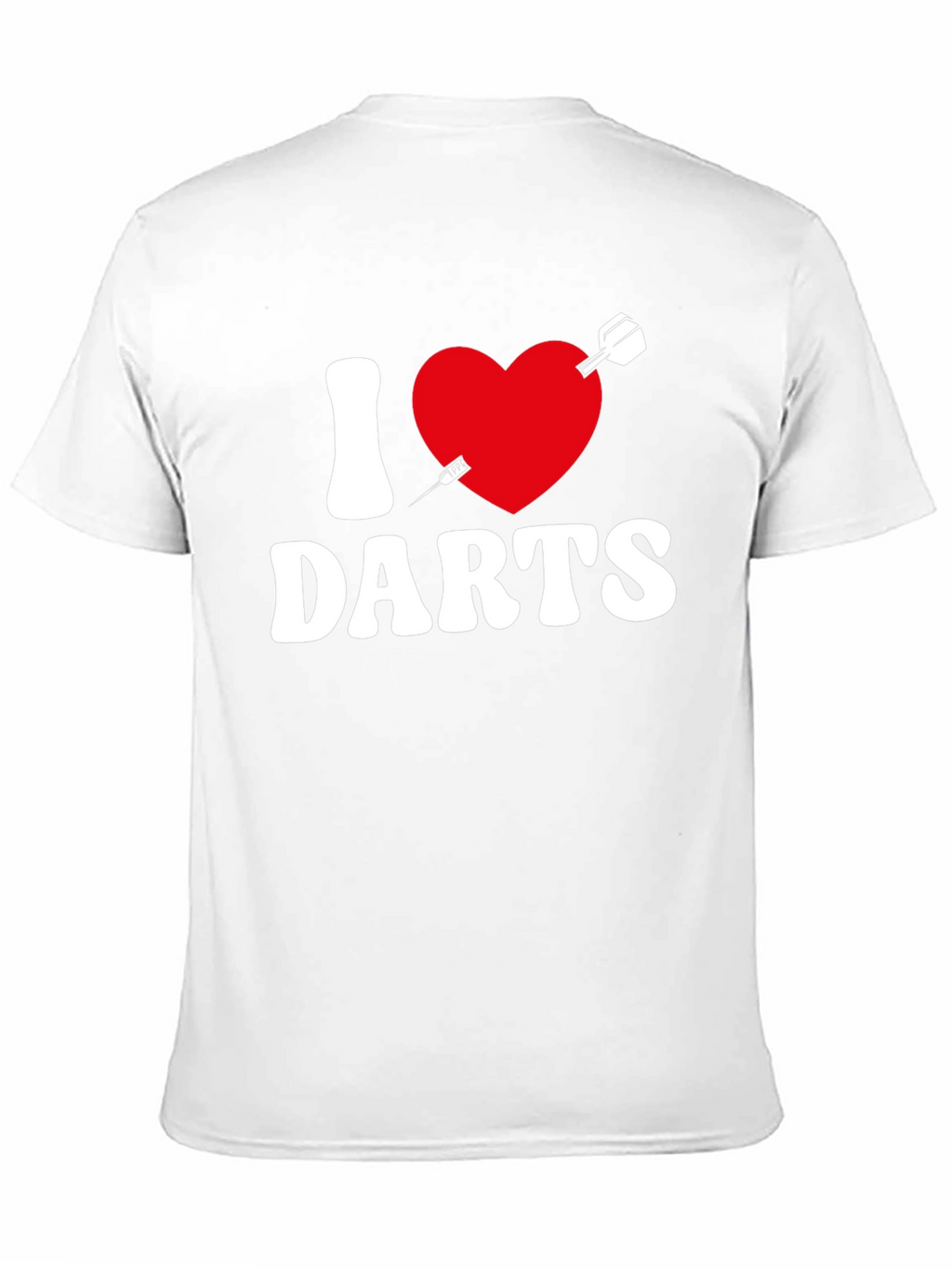 I Heart Darts Graphic Tee - Black Casual Shirt
