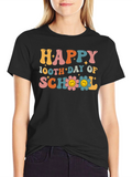 Happy 100th Day of School Graphic T-Shirt