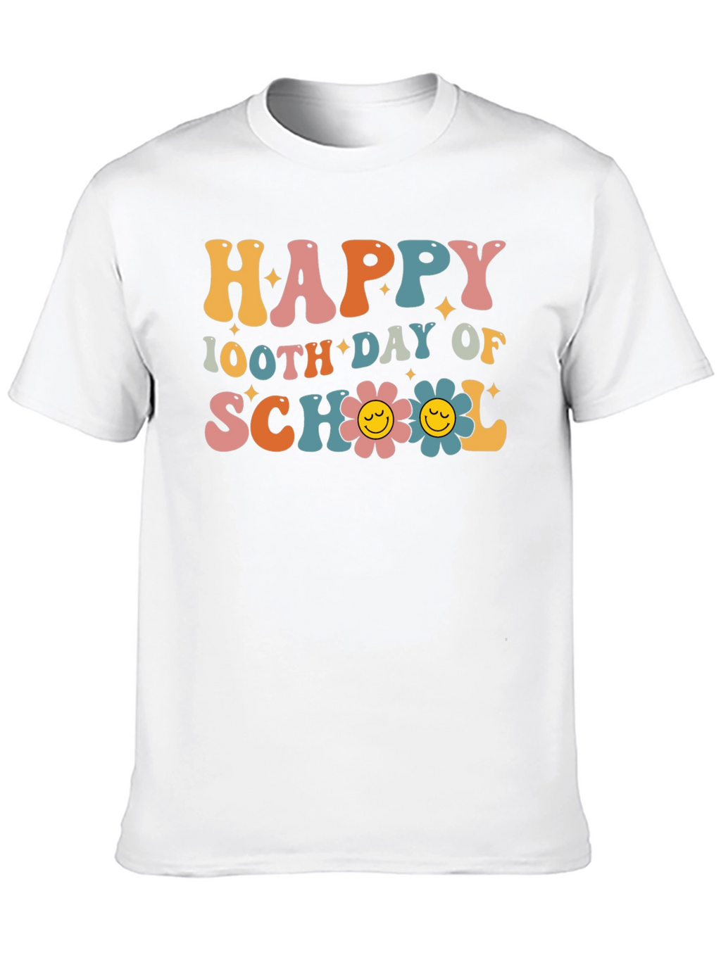 Happy 100th Day of School Graphic T-Shirt