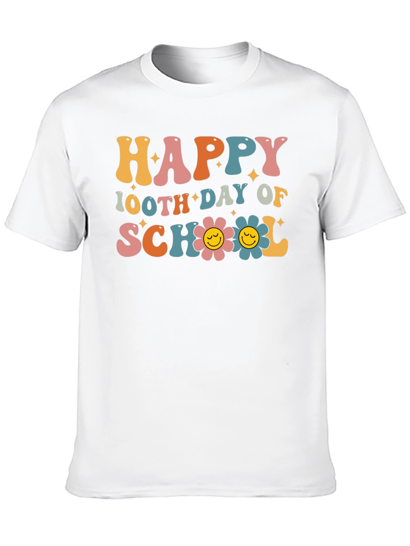 Happy 100th Day of School Graphic T-Shirt