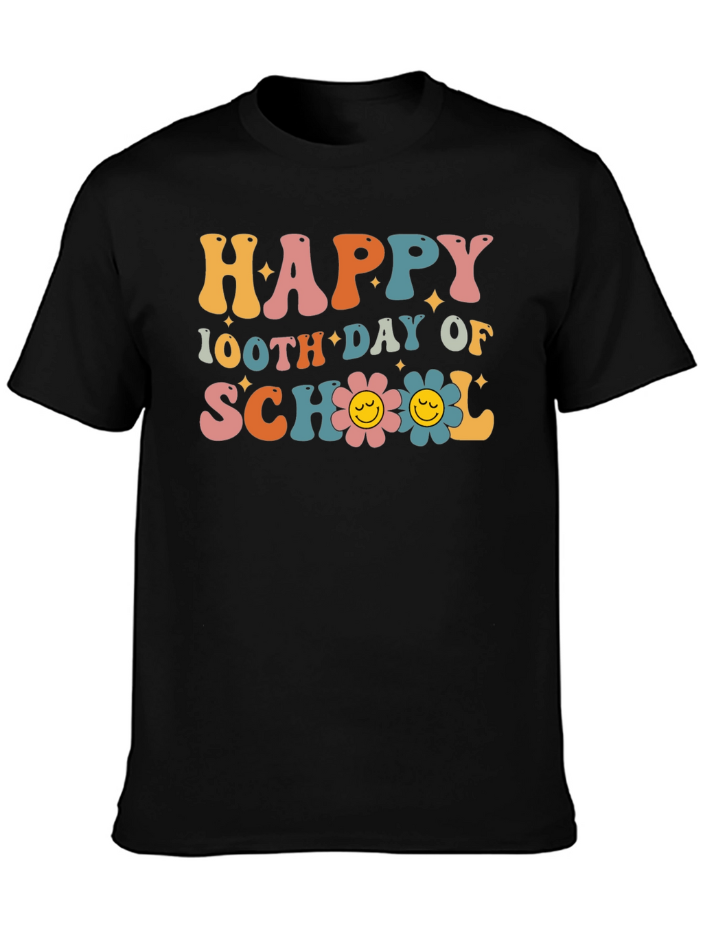 Happy 100th Day of School Graphic T-Shirt