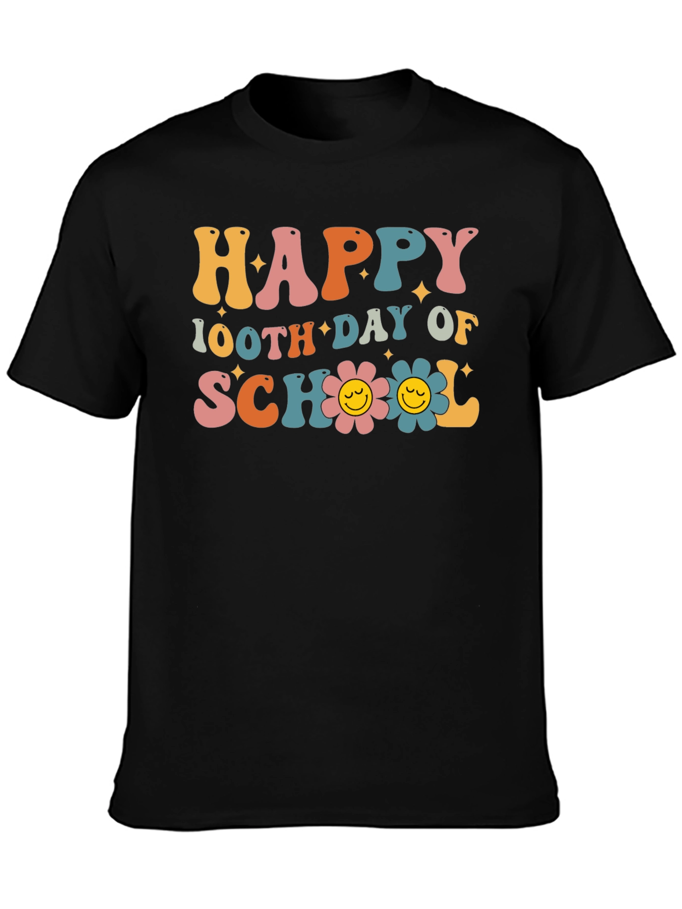 Happy 100th Day of School Graphic T-Shirt