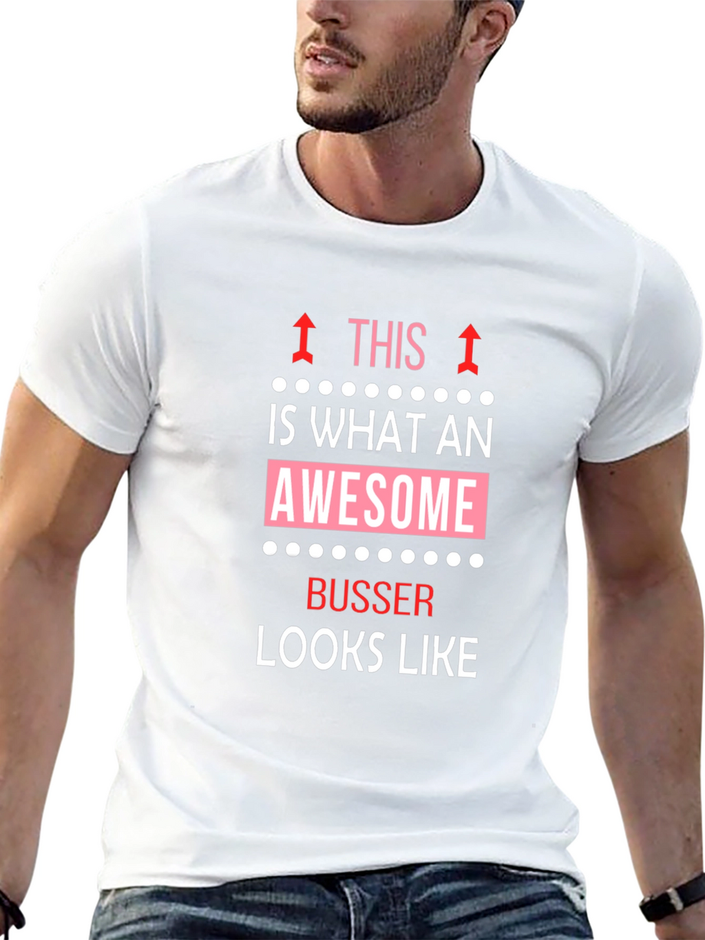 Awesome Busser Graphic Tee - Unique Gift Idea