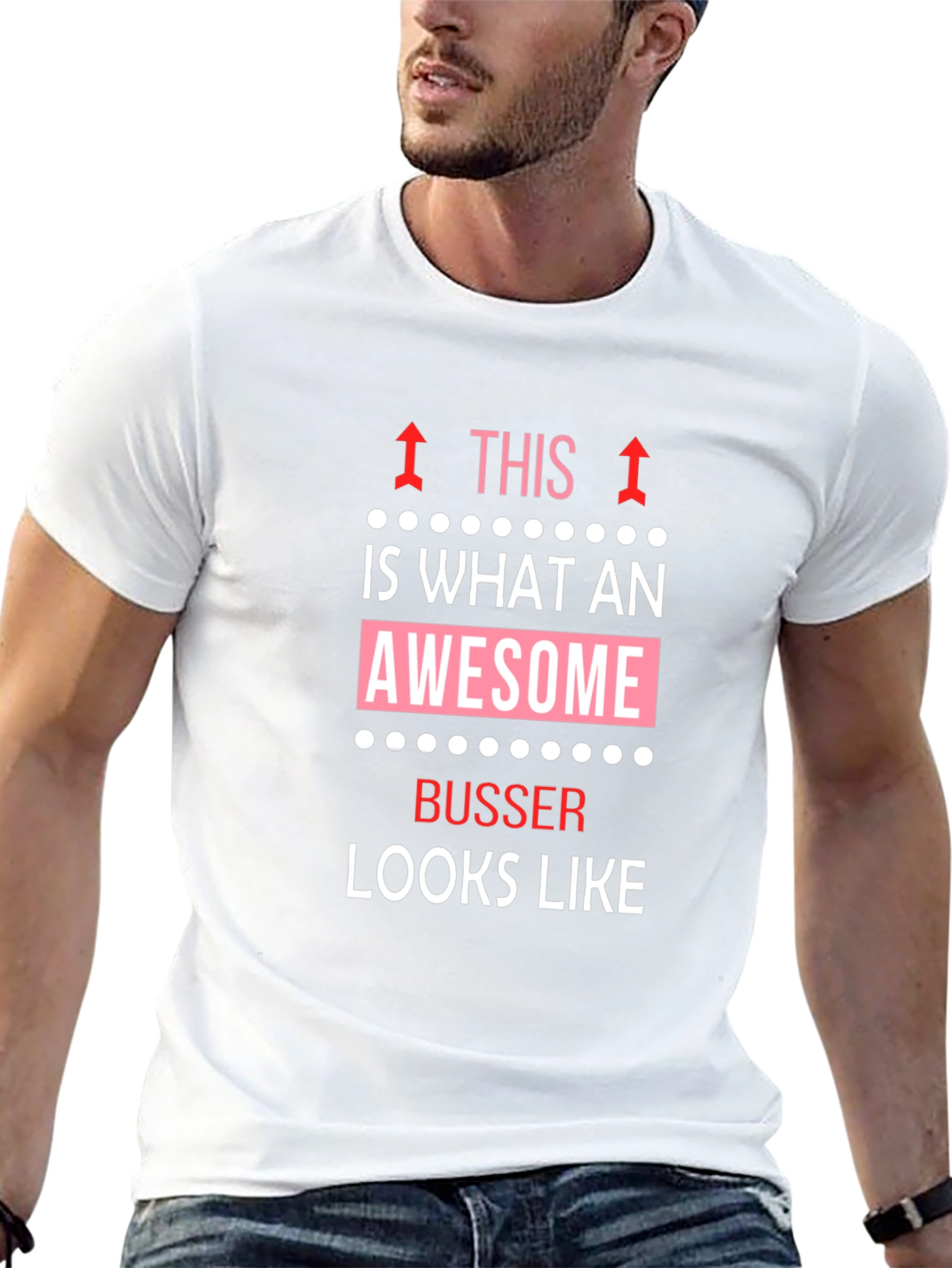 Awesome Busser Graphic Tee - Unique Gift Idea