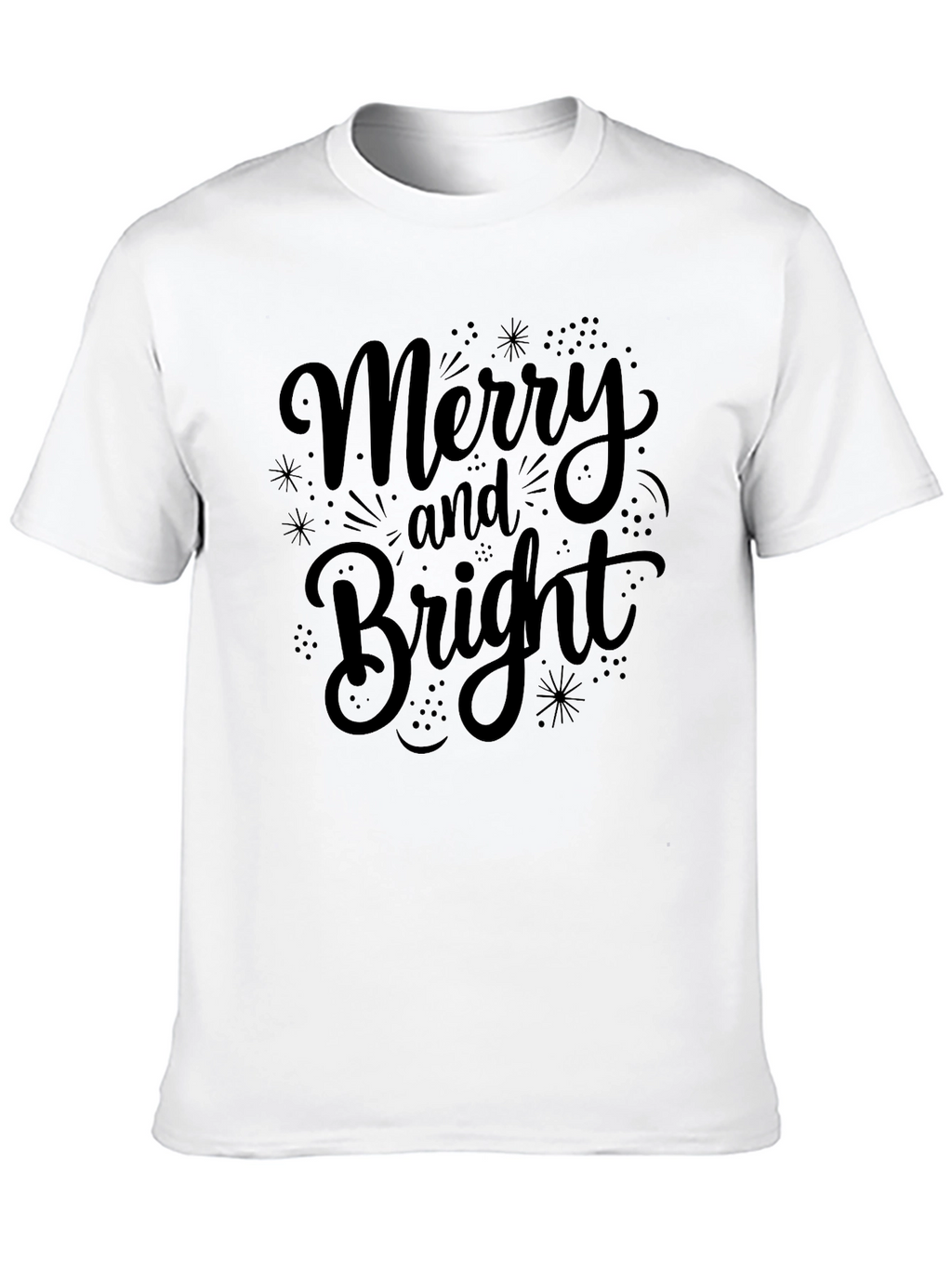 Merry and Bright Graphic Tee - Holiday Season