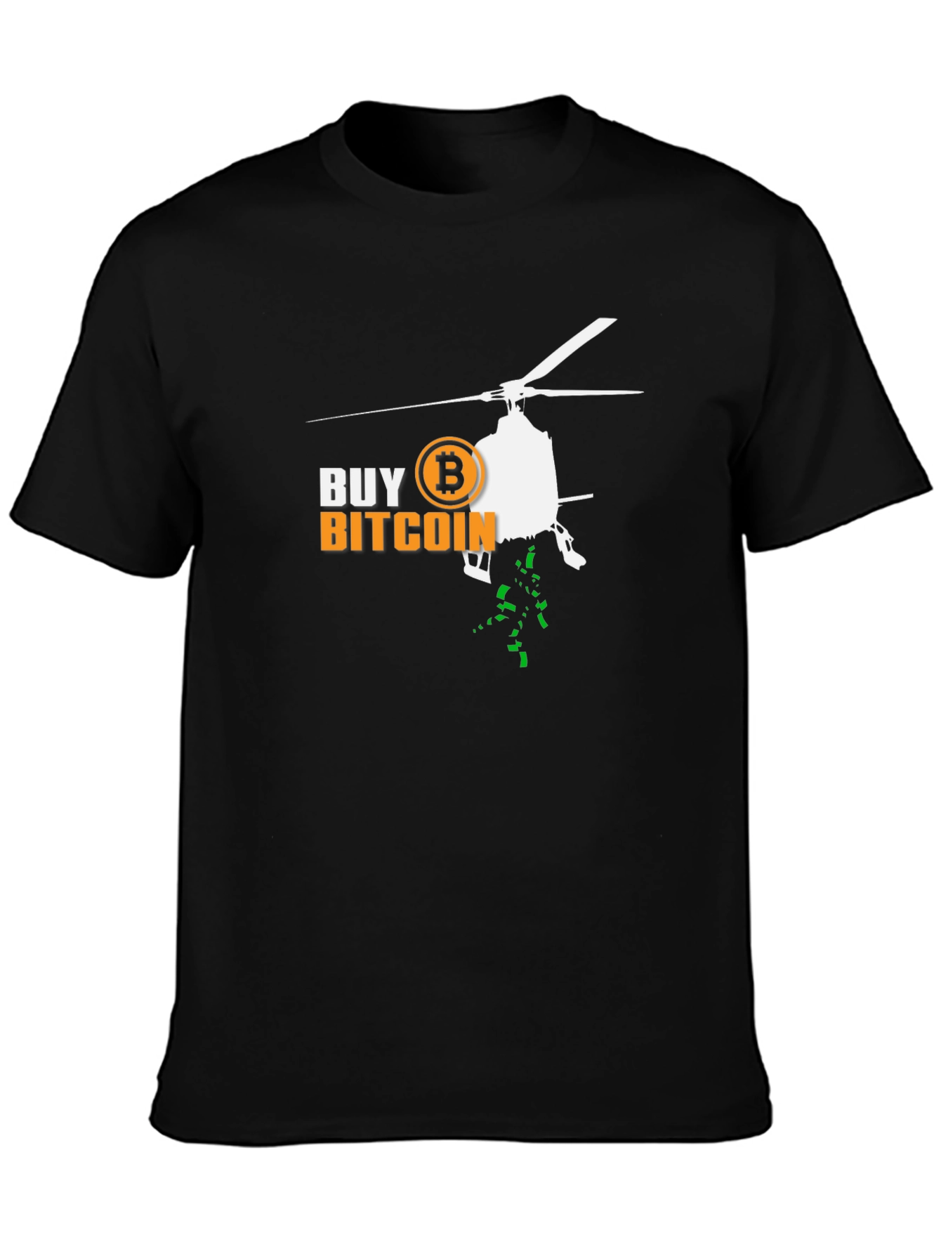 Buy Bitcoin Helicopter Money T-Shirt