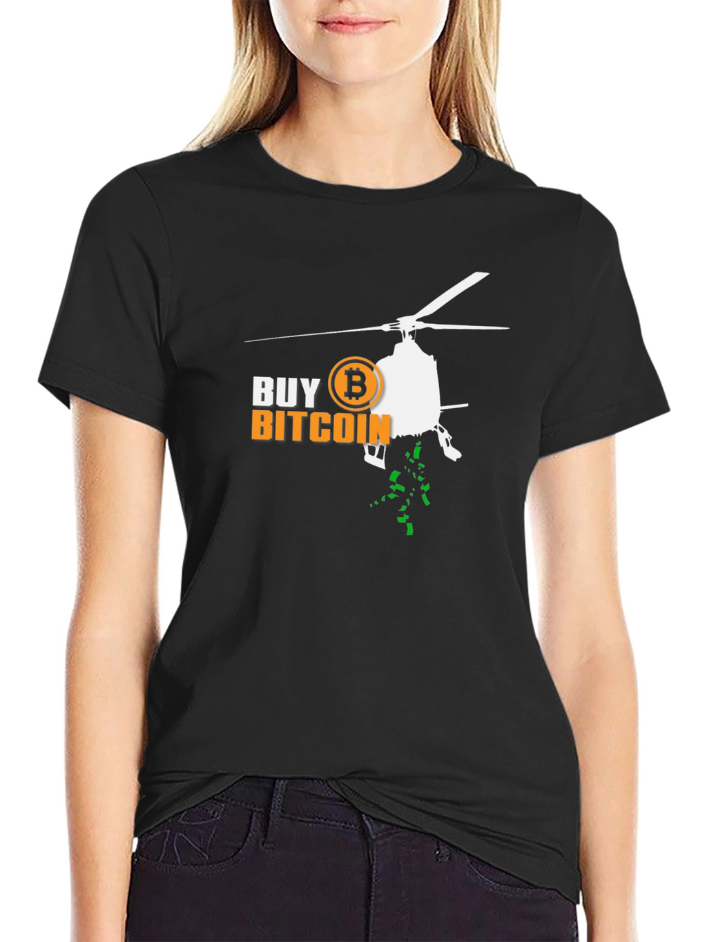 Buy Bitcoin Helicopter Money T-Shirt