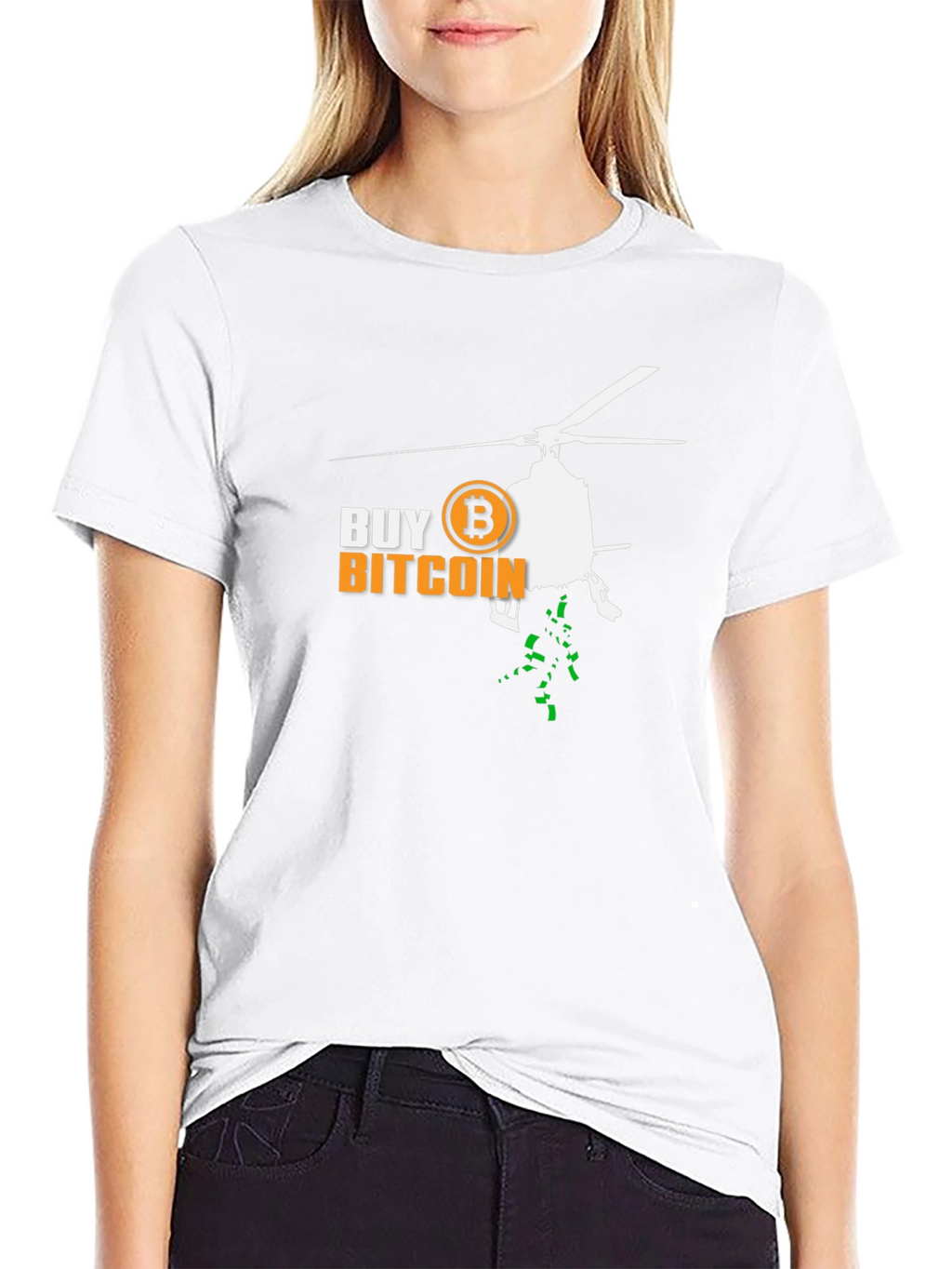 Buy Bitcoin Helicopter Money T-Shirt