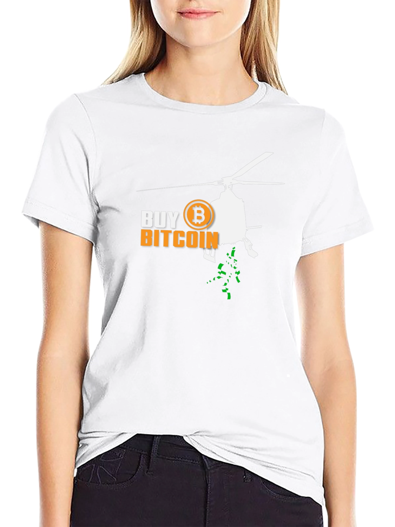Buy Bitcoin Helicopter Money T-Shirt