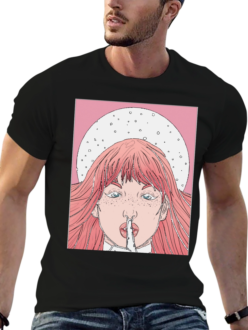 Shhh! Graphic Tee - Trendy Statement Shirt
