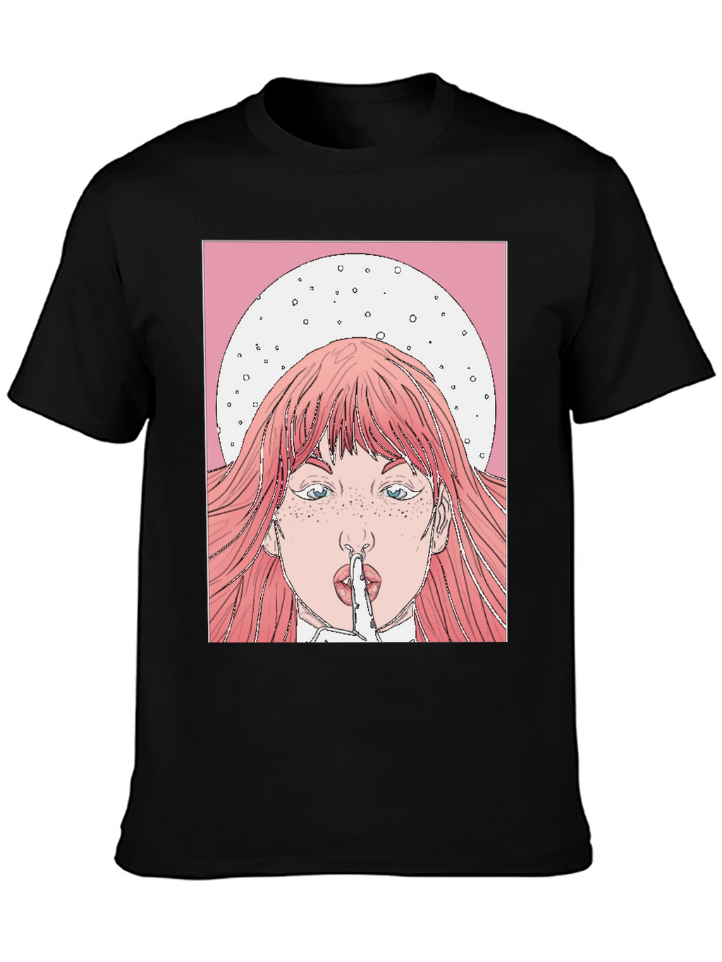 Shhh! Graphic Tee - Trendy Statement Shirt