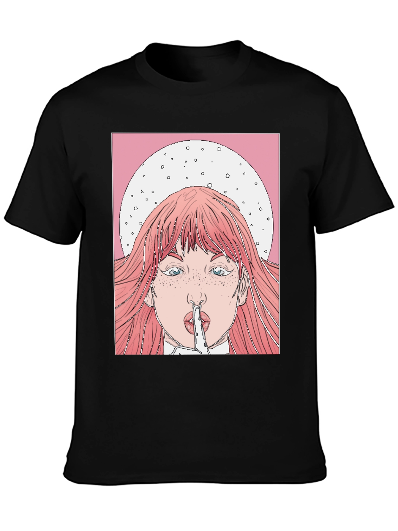 Shhh! Graphic Tee - Trendy Statement Shirt