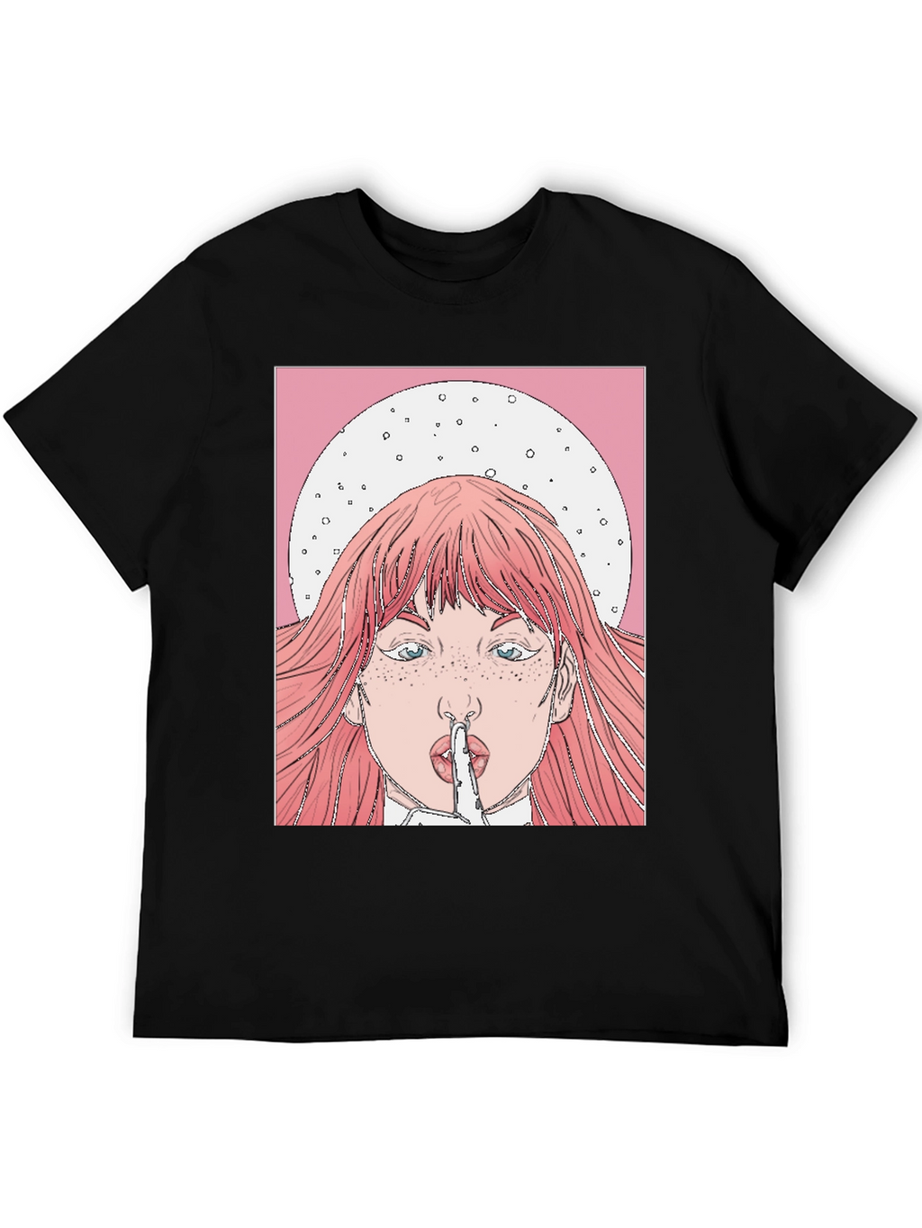 Shhh! Graphic Tee - Trendy Statement Shirt