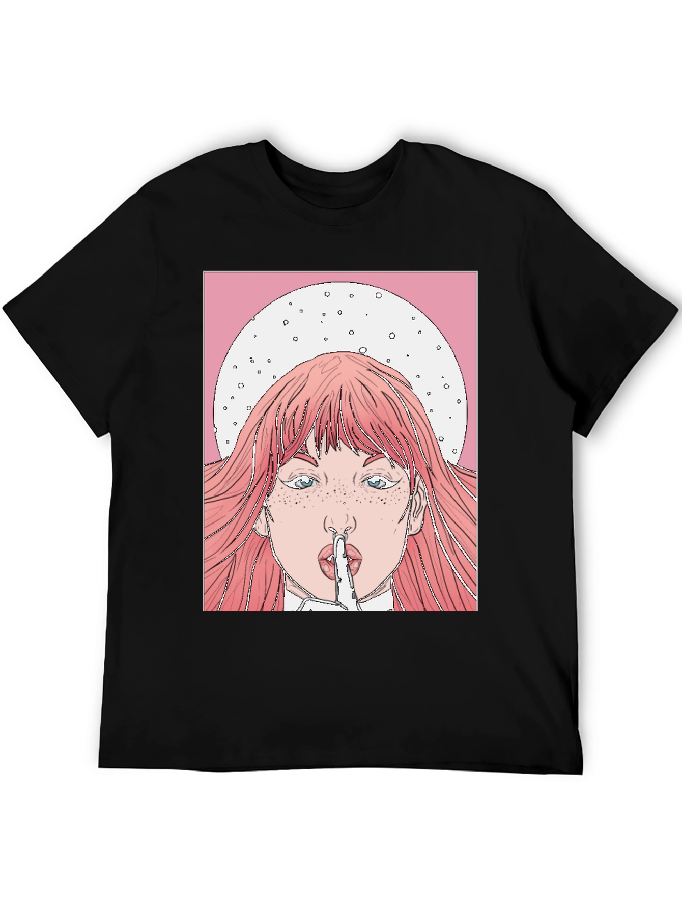 Shhh! Graphic Tee - Trendy Statement Shirt