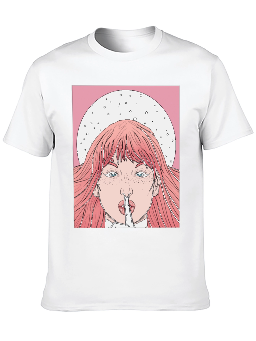 Shhh! Graphic Tee - Trendy Statement Shirt