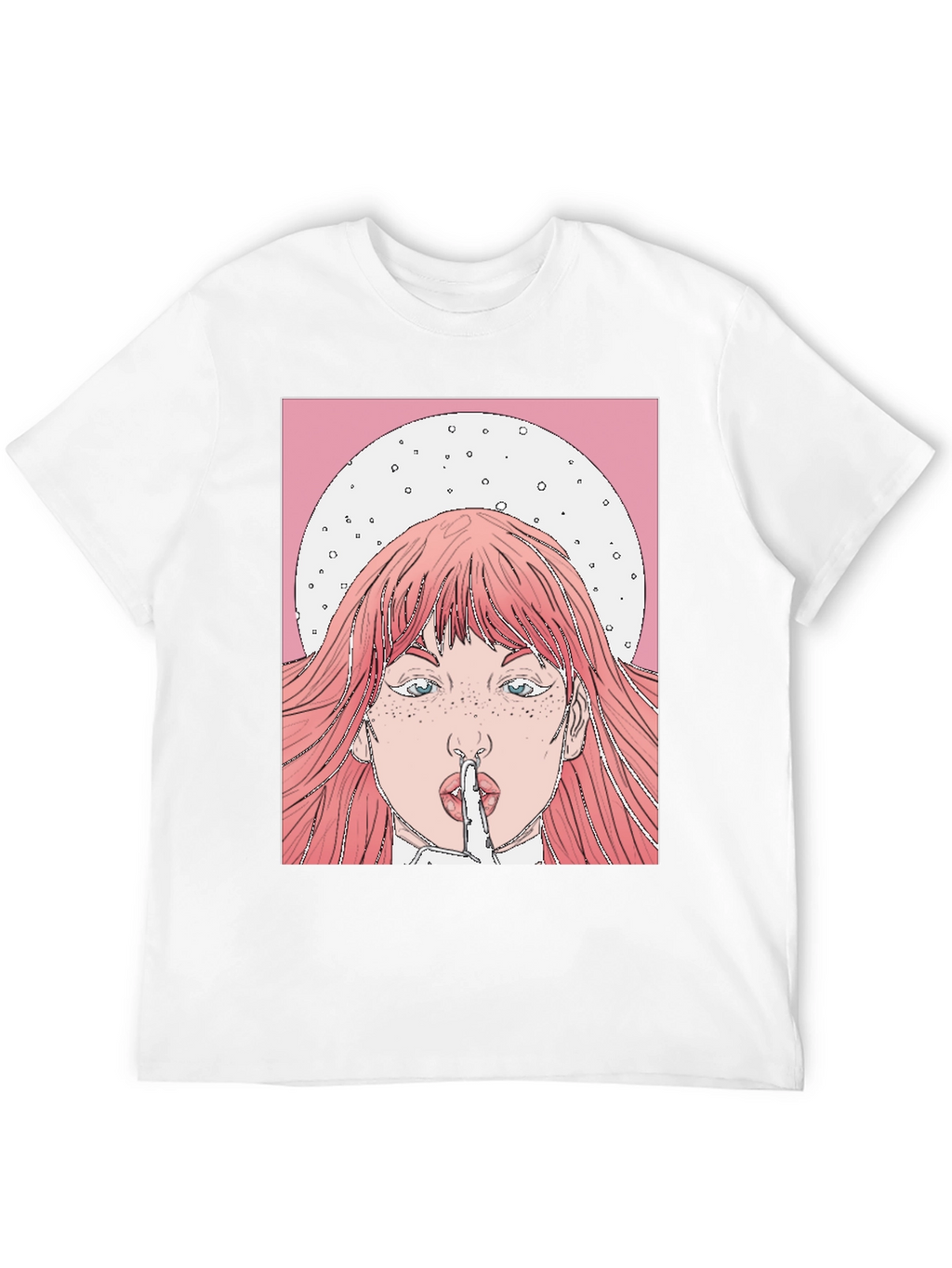 Shhh! Graphic Tee - Trendy Statement Shirt