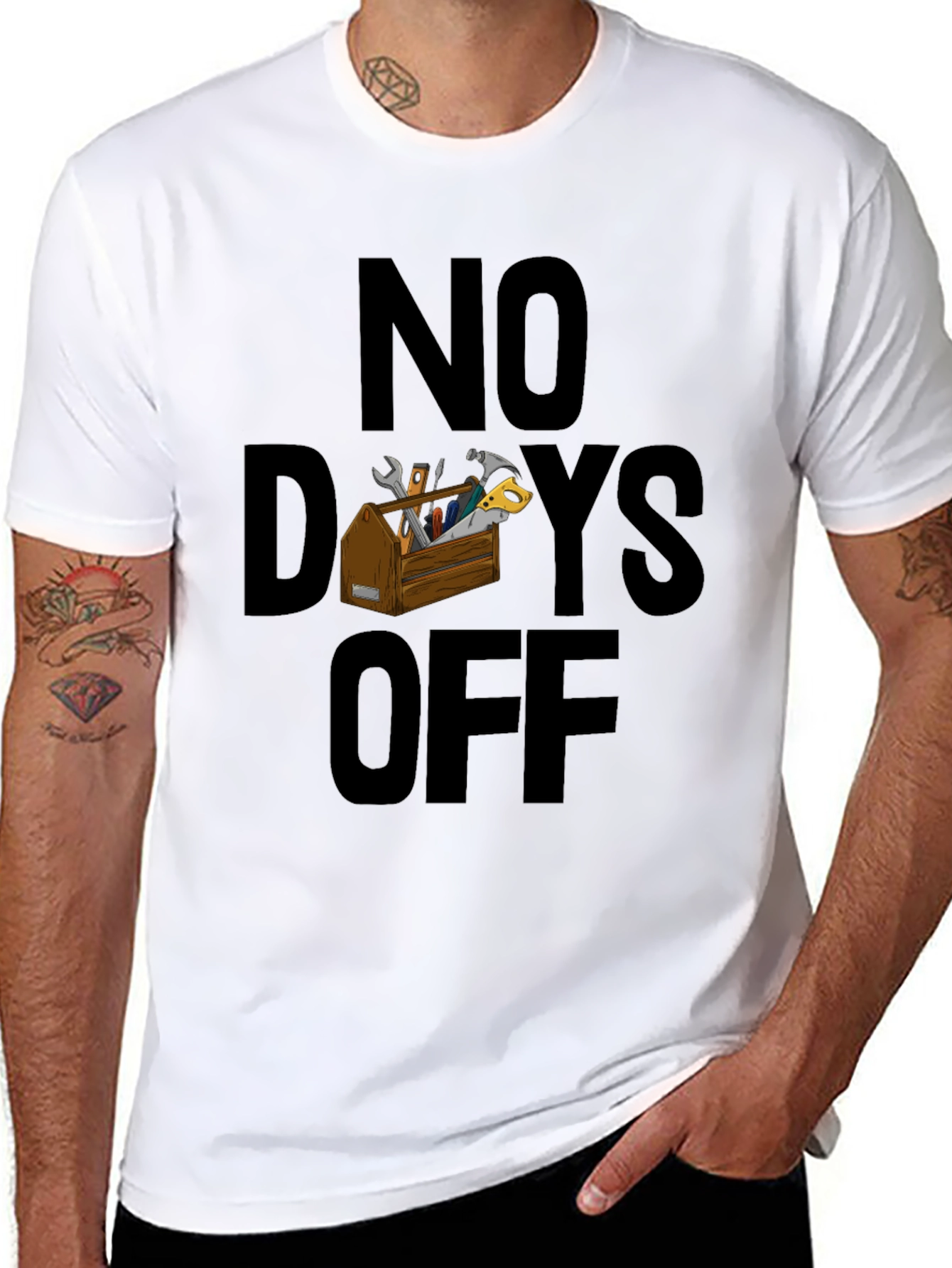 No Days Off T-Shirt - Handyman Apparel