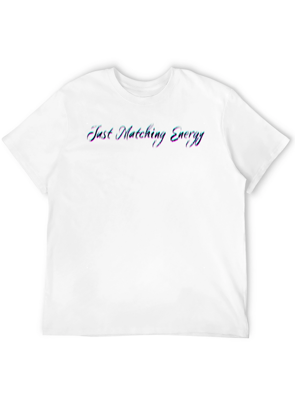 Just Matching Energy Graphic Tee - Black