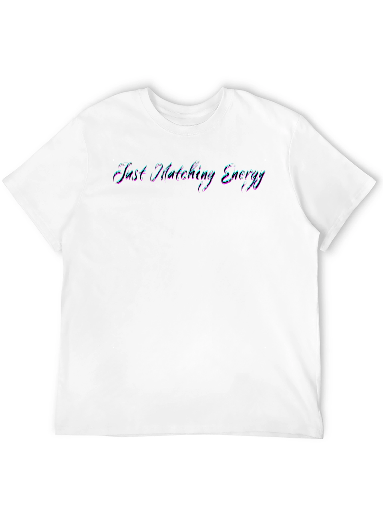 Just Matching Energy Graphic Tee - Black