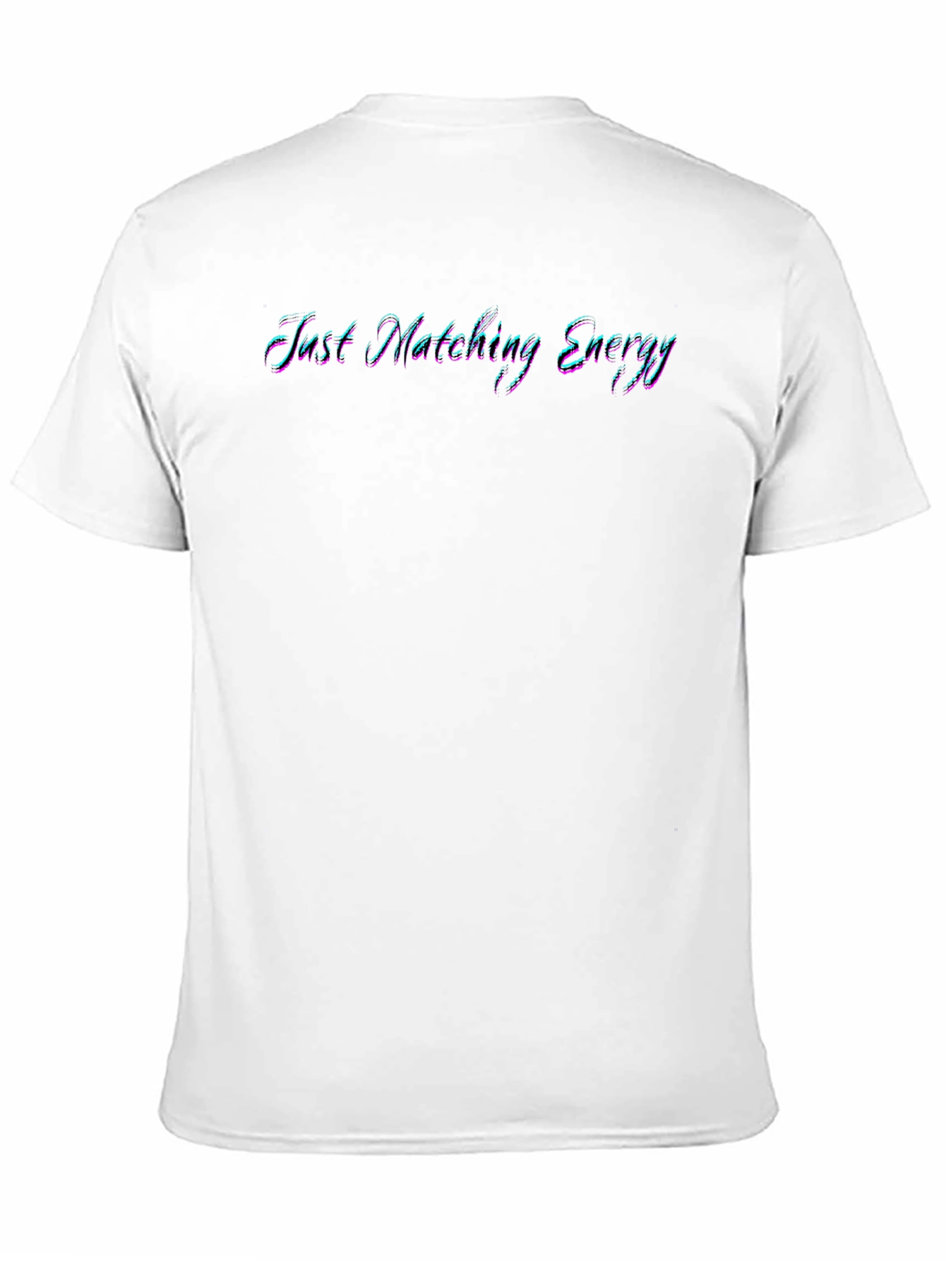 Just Matching Energy Graphic Tee - Black